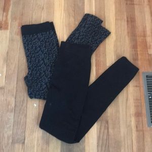 Fleece leggings